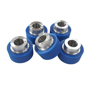 OEM tùy chỉnh chất lượng tốt chính xác PU Urethane Polyurethane Silicone cao su bánh xe con lăn bộ phận - Product Image 4