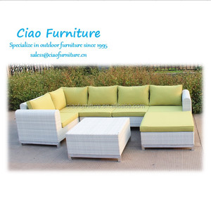 Ensemble de canapés de salon de <span class=keywords><strong>jardin</strong></span> canapé <span class=keywords><strong>d</strong></span>'<span class=keywords><strong>angle</strong></span> en forme de L canapé <span class=keywords><strong>d</strong></span>'extérieur en rotin - Product Image 6