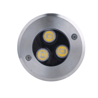 Al Aire Libre IP68 impermeable blanco cálido 12V 24V enterrado ajustable enterrado Led luces subterráneas luces de paisaje de tierra pasarela