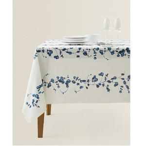 Nappe en coton biologique, couverture avec motifs de pois en coton biologique, certifié - Product Image 3