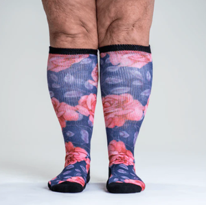 कस्टम महिलाओं के प्लस आकार के मोजे ने बांस फाइबर मध्य-उच्च ट्यूब अल्ट्रा-लड वाले सर्दियों के गैर-बाध्यकारी मोजे के लिए उच्च चालक दल - Product Image 6