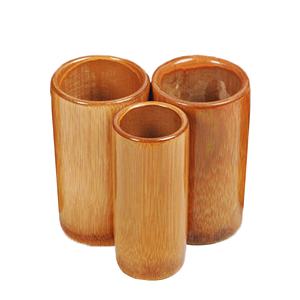 Kit cangkir bambu medis Tiongkok tradisional-3 cangkir terapi bekam - Product Image 3