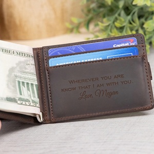 Wholesale Premium Cowhide Crazy Horse <b>RFID</b> <b>Blocking</b> Thread Short Vintage Open Closure Men's <b>Wallet</b> Card Holder Polyester for - Product Image 5