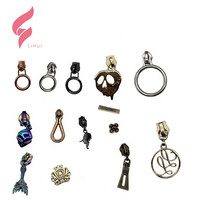 Tirette de fermeture éclair LiHui de haute qualité avec gravure de logo personnalisée, sans nickel, écologique, en métal, pour sacs/vêtements