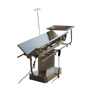 YSVET0504 Médical clinique pour animaux de compagnie pliant matériel chirurgical vétérinaire table d'opération