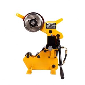 เครื่องตัดท่อโลหะสแตนเลสแบบไฟฟ้าไฮดรอลิก เครื่องตัดท่อโลหะชุบสังกะสี - Product Image 1