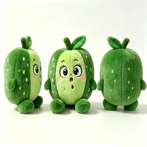 Peluche de Sandía Personalizado, Peluche de Personaje de Sandía de Dibujos Animados, Adorable Muñeco de Peluche de Sandía, Lindo Juguete de Peluche de Sandía - Product Image 1