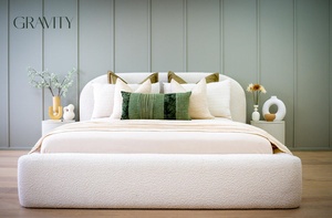 Popular Eco-Friendly Modern <strong>Low</strong> Profile <strong>Bed</strong> <strong>Frame</strong> with Cushioned Sides and Fabric Upholstery for Stylish Bedroom Decor - Product Image 6