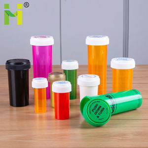 13dr Kunststoff PP Medizinische Fläschchen Mit Reversible Kappe Bernstein Medizin Flasche - Product Image 6