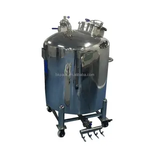 Tanque de mezcla de acero inoxidable homogeneizador emulsionante al vacío personalizado de alto rendimiento con calentador
