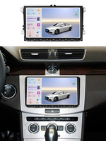 Radio Multimedia para Auto MEKEDE con Android Car-play para VW Golf 5 6 Polo Passat B6 B7 CC Skoda Jetta de 9 Pulgadas con Botones Físicos