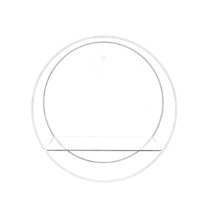 Espositore da Parete Rotondo in Acrilico Trasparente ad Alta Definizione per Negozi di <span class=keywords><strong>Abbigliamento</strong></span> e Accessori Personalizzati - Product Image 4