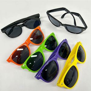 Commandes en gros de lunettes de soleil promotionnelles personnalisées avec logo pour événements d'entreprise, cadeaux d'entreprise, publicité, verres bleus miroir - Product Image 6