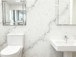 משטחי קוורץ קראקטה אפור לבן למטבחים וחדרי אמבטיה, סיטונאי מהמפעל, מתאים גם לקניונים ווילות - Product Image 5