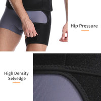 Sangle de fixation de l'articulation de la hanche et orthèse de cuisse pour la rééducation orthopédique