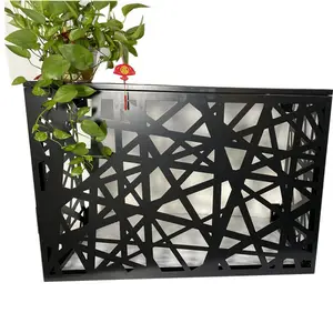 Factory Direct Sale Aluminum Air Conditioner Cover Exterior Decorative Protect AC Box