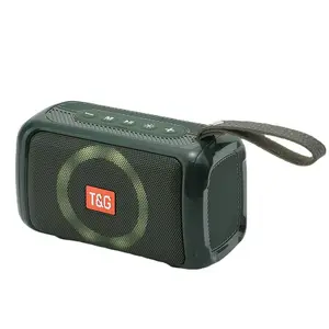 Hot sale High quality wireless fm usb square kfc portable mini led light music bubble pulse 4 payment speaker