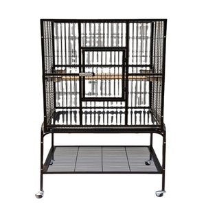 <span class=keywords><strong>Cage</strong></span> pour perroquets en métal de haute qualité, idéale pour les oiseaux, accessoire de jeu - Product Image 1