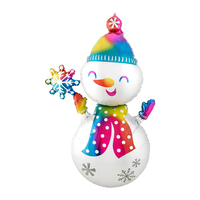 Ballon en aluminium de 20 pouces, motif sapin de Noël violet rêveur, pour décoration de Noël