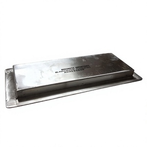 Séparateur magnétique suspendu robuste en acier inoxydable industriel pour trémie et chute, équipement de rejet des ferrailles - Product Image 1