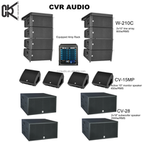Haut-parleur professionnel Line Array 2 voies Double 10 pouces ensemble de haut-parleurs extérieurs actifs haut-parleur Audio gamme complète