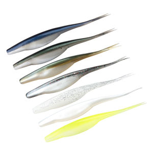 Spinpoler Leurre De Pêche Split Queue 12cm TPR Jerk Minnow Doux Jerkbait Drop Shot Artificielle En Plastique Eau Salée Swimbait Bass <span class=keywords><strong>Truite</strong></span> - Product Image 1