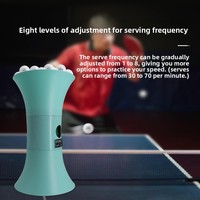 Machine à balles de tennis de table automatique IPONG I0 2G - Appareil d'entraînement portable professionnel pour la maison en ABS vert