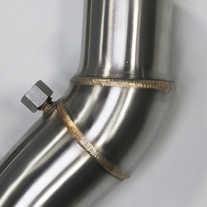 Made in China 89-76mm High Flow Stainless Steel AMG GLE63 Straight Downpipe Exhaust Pipes Heat Shield for Mercedes Benz W167 - Product Image 6