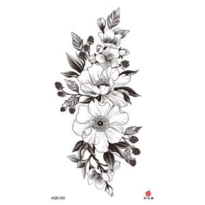 <span class=keywords><strong>Tatuajes</strong></span> Temporales Grandes de <span class=keywords><strong>Flores</strong></span> <span class=keywords><strong>Negras</strong></span> <span class=keywords><strong>para</strong></span> Mujer, <span class=keywords><strong>Tatuajes</strong></span> Falsos <span class=keywords><strong>para</strong></span> la Cintura y la Espalda <span class=keywords><strong>para</strong></span> Chicas Adultas - Product Image 5