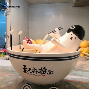 Escultura <span class=keywords><strong>de</strong></span> Arte Exterior Hecha a Medida <span class=keywords><strong>de</strong></span> un Personaje <span class=keywords><strong>de</strong></span> Dibujos Animados en un Tazón <span class=keywords><strong>de</strong></span> Fideos para Decoración <span class=keywords><strong>de</strong></span> Eventos - Product Image 1