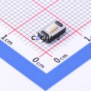 TSB008B2526A Tactile Switch SMD,6x3.5mm Switch Rectangle Button 2.6N Vertical Mount 6mm - Product Image 1