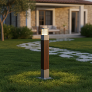 Nuova Lampada da Giardino <span class=keywords><strong>a</strong></span> LED Solare in Alluminio IP65 Impermeabile con Sensore di Luce - Product Image 3