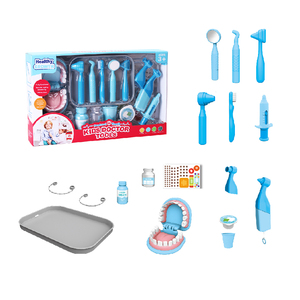 Ensemble de jouets de dentiste en plastique éducatifs pour enfants en gros, kit de jeu d'imitation pour enfants, tenue de docteur pour garçons et filles - Product Image 1