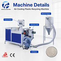 Machine de recyclage plastique HONTO HT-75 à granulation stable, contrôle intelligent, utilisation facile, refroidissement par air
