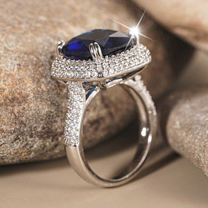 Anello Geometrico Quadrato per Donne, Elegante Gioiello da Dito per Matrimonio e Moda - Product Image 3