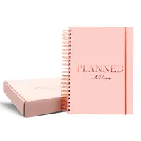 2023 stampa personalizzata spirale settimanale giorno Notebook manifestazione agende Notebook obiettivo Planner Journal con scatola