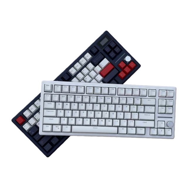 Hall Effect Magnetic Switch Keyboard | Tri-Mode 2.4G//USB-C Wired | Rechargeable Low Latency for Gaming/Office