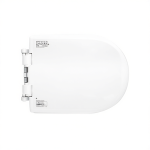 Asiento de inodoro para Catalano C52, forma de jarrón, 7 bisagras de expansión en forma de C, color blanco, 50.5 cm de longitud - Product Image 3