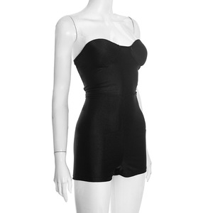 Viviblook D25RP583 Mono para Mujer, Nuevo, Color Sólido, Ajustado, Sexy, Sin Tirantes, Espalda Descubierta, Ajustado, para Yoga y Fitness - Product Image 4