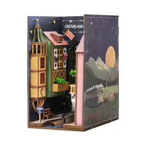 Cutebee Dreamland Of Alasce Puzzle dudukan buku mainan anak grosir rak buku lorong buku Nook