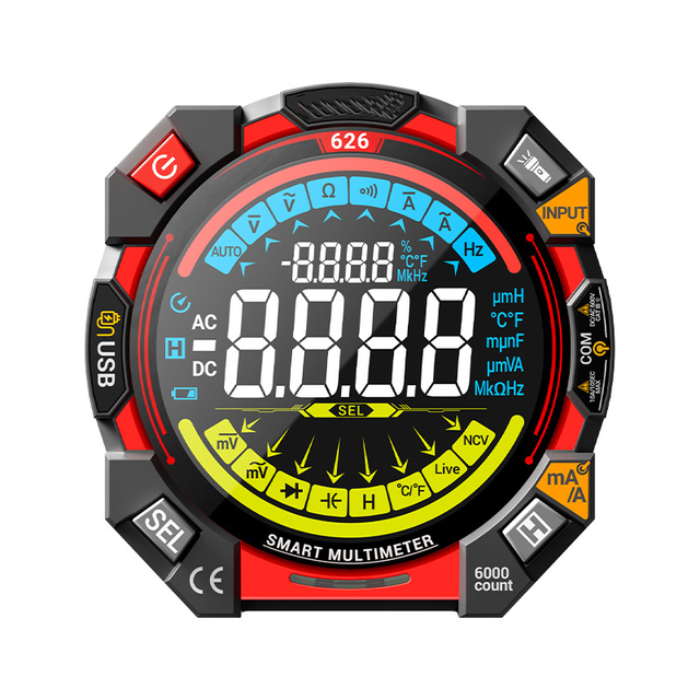 Intelligent High-precision Digital Multimeter Multi-functional Dual-tube Fuse Anti-burning Instrument