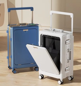 Nouveauté : <span class=keywords><strong>Valise</strong></span> de cabine moderne grande capacité, coque rigide durable, cadre en aluminium, poignée large, couvercle ouvrable, serrure TSA, neuve - Product Image 1