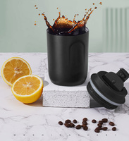 MIPPE Mini Classic en acier inoxydable 300 ml – Tasse de sport isotherme portable et écologique avec couvercle – Garde au chaud 12-24 heures – Offre promotionnelle