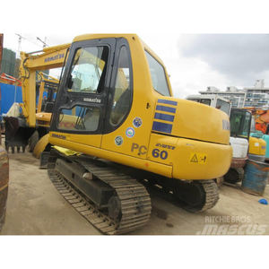 Petite pelleteuse de haute qualité Komatsu PC60 d'occasion pour mini pelleteuse à vendre - Product Image 1