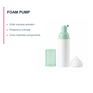 Botella cilíndrica de PET de 50ml 100ml con bomba de espuma <span class=keywords><strong>para</strong></span> dispensador de cosméticos de viaje, <span class=keywords><strong>limpiador</strong></span> <span class=keywords><strong>facial</strong></span>, <span class=keywords><strong>mousse</strong></span>, champú, loción, OEM - Product Image 2