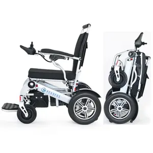 كرسي كهربائي بعجلات للبيع موديل HBS0014، كرسي بعجلات بمحرك قابل للطي، كرسي كهربائي خفيف الوزن لكبار السن