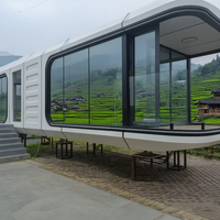 Capsule spatiale préfabriquée moderne extensible et intelligente pour immeuble de bureaux ou hôtel