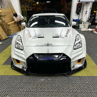 Kit de Carrocería Ancha LB de Fibra de Carbono para Nissan GT-R R35 2008-2024, Piezas Exteriores de Carrocería