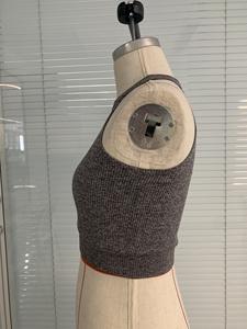 Haut de sport sans couture pour femmes, vêtements de Yoga OEM, gilet à col rond, vêtements de sport <span class=keywords><strong>Seay</strong></span> - Product Image 2