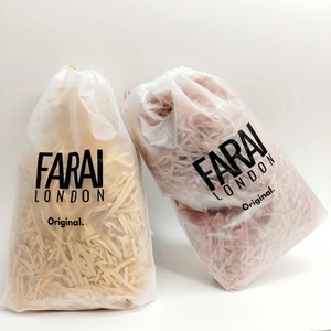 Sac à cordon personnalisé grand format écologique en EVA pour chaussures, chaussettes, vêtements - Emballage cadeau réutilisable et recyclable givré - Product Image 2